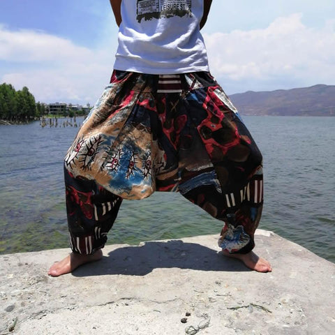 Harem Pants Hip hop Wide Leg Trousers-MF00398-Veeddydropshipping