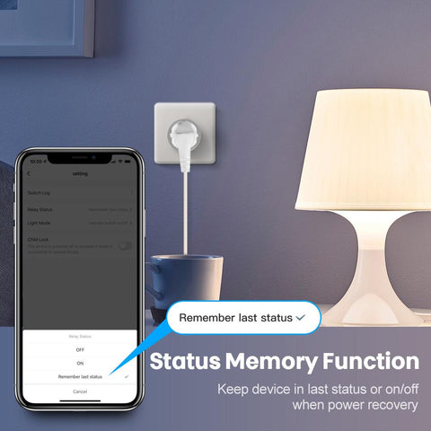 Mini Standard 16A EU Smart Wifi Plug with Power Monitor, Smart Socket Outlet -CE00067-Veeddydropshipping