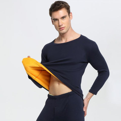 Women Long Johns sets fleece keep warm in cold weather-MF01558-Veeddydropshipping