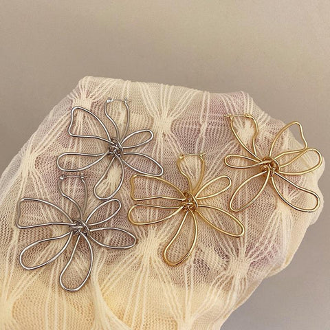 Jewelry Big Flower Earrings Popular Style Elegant Temperament -JW01414-Veeddydropshipping