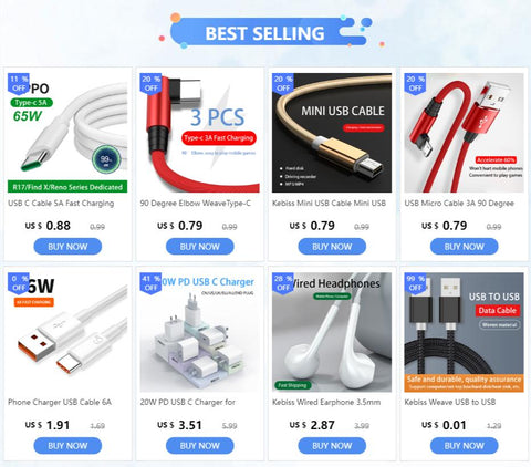 PD 60W Fast Charging Typ-C to Type C Cable For iPhone iPad Samsung Xiaomi Redmi POCO-PA00592-Veeddydropshipping