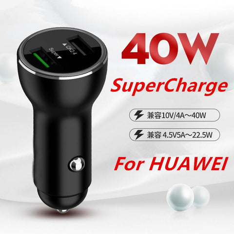 Car Charger 40W Super Charge Fast charging 5A Type C cable-Veeddydropshipping