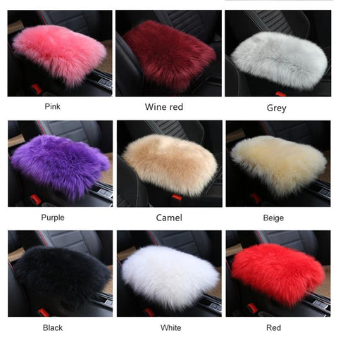 Car Armrest Cover Winter Auto Warm Center Console Pad Non Slip-AM00038-Veeddydropshipping