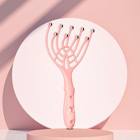Roller Five Finger 9 Claws Steel Ball Hand Held Relax Spa Hair-BH01467-Veeddydropshipping