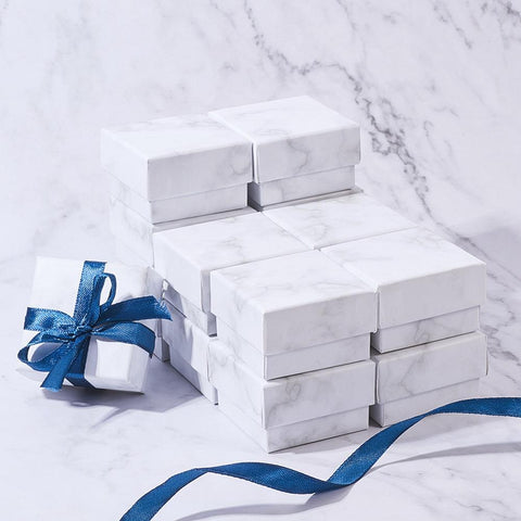 Marble Jewelry Box Carton Packaging Display Box Gifts Jewelry -JW01673-Veeddydropshipping