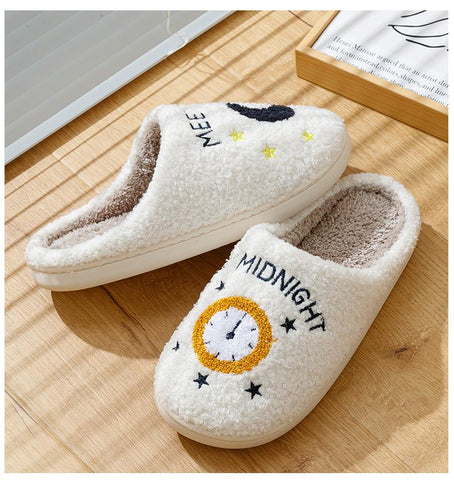 Slippers Cushion Slides Soft Warm Comfort Flat Fur Woman-BS01086-Veeddydropshipping