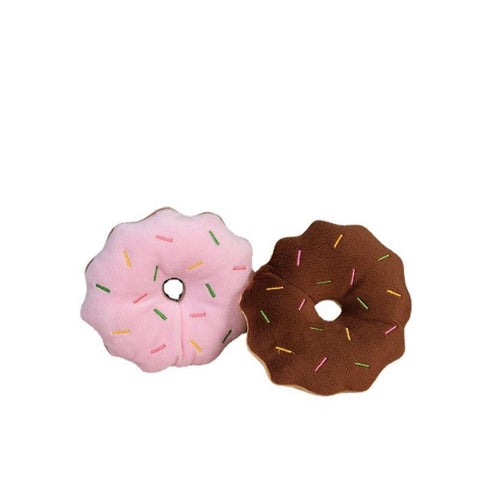 Pet Puppy Dog Donuts Squeaky Cleaning Teeth-HA01511-Veeddydropshipping