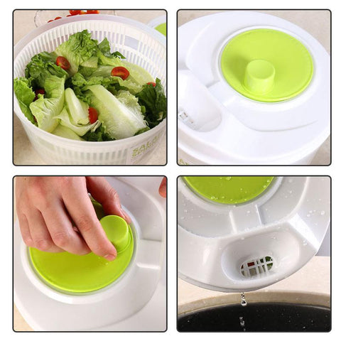 Salad Lettuce Washer Drainer Crisper Strainer-HA01337-Veeddydropshipping