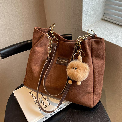 handbags for women Winter soft warm Female bag luxury office tote-BS00104-Veeddydropshipping