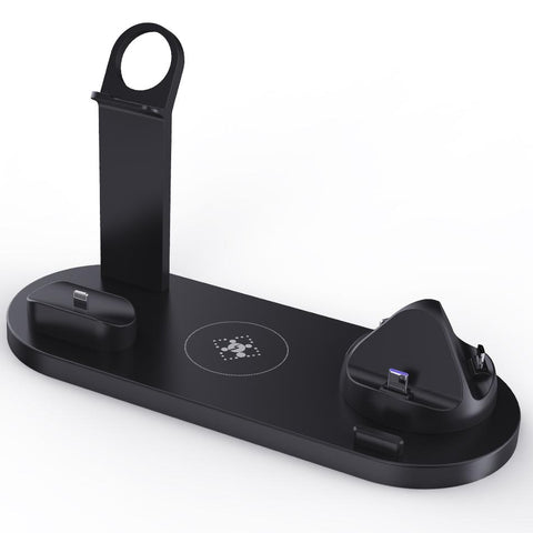 100W 8 in 1 Qi Wireless Charging Induction Charger Stand For iPhone-PA01079-Veeddydropshipping