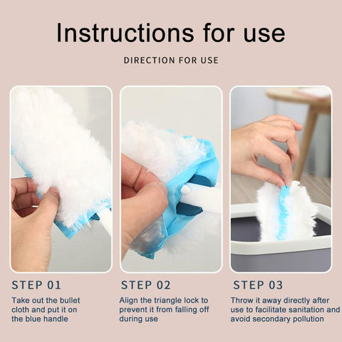 Magic Duster Electrostatic Household Cleaning brush-HA01104-Veeddydropshipping