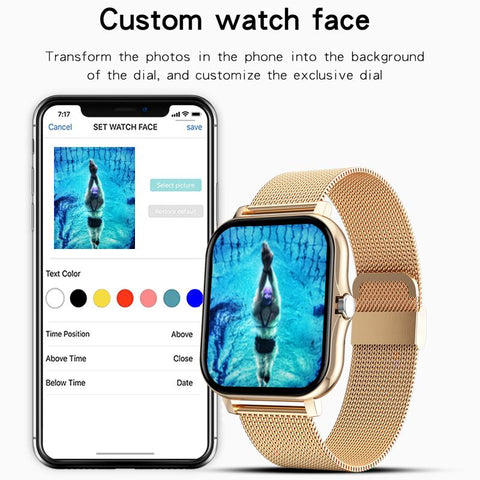 Smart Watch For Women Full Touch Screen Sports Fitness Watches-JW01134-Veeddydropshipping