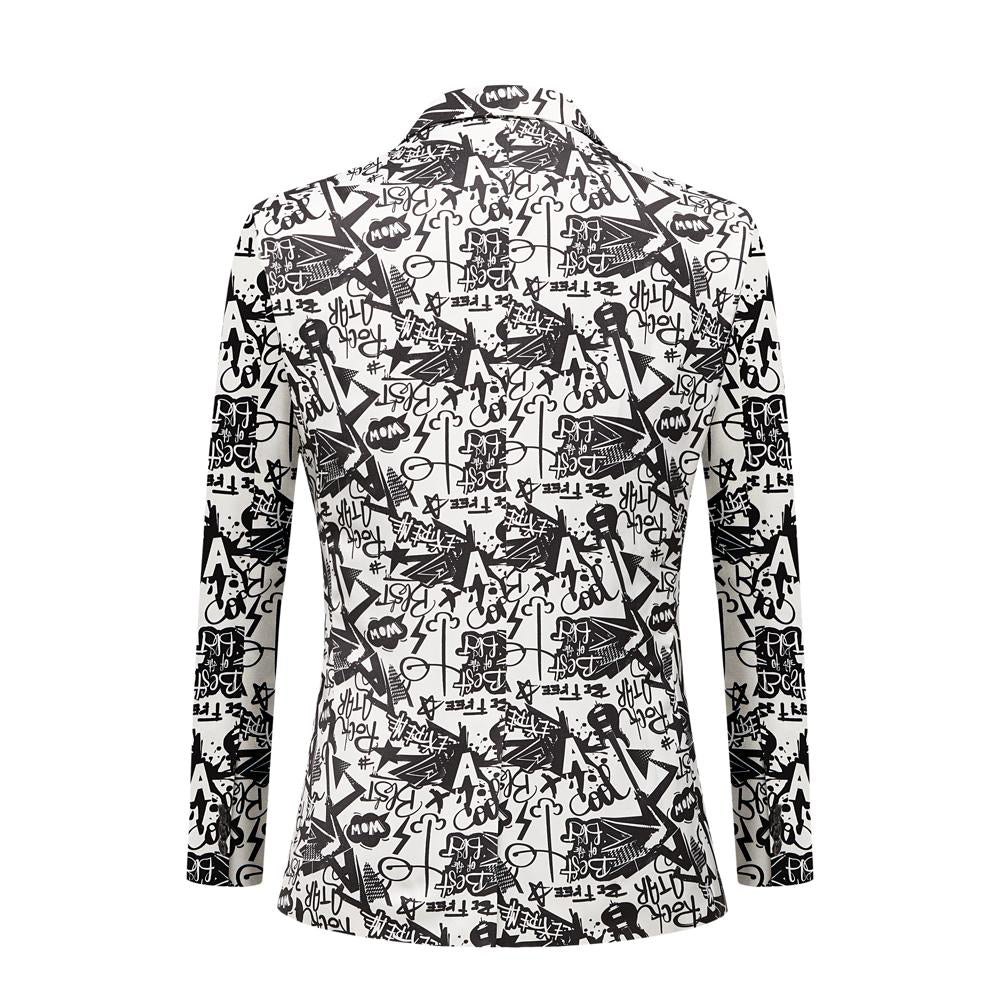 Wedding Groom Stage Singer Prom Slim Fit Blazers-MF01332-Veeddydropshipping