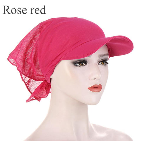 Headscarf Hood Bowknot Long Tail Head Cap-WF01360-Veeddydropshipping