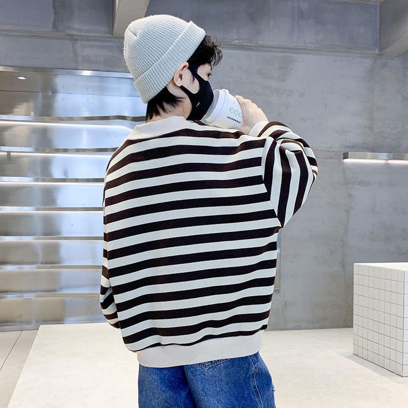 Sweatshirts Boy Fashion Striped Clothes-Veeddydropshipping