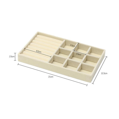 Jewelry Box Organizer DIY Display Tray Portable Storage -JW01723-Veeddydropshipping