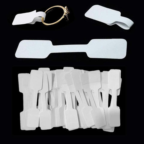 100pcs Blank Jewelry Price Tag Stickers Label For Necklace Ring -JW01662-Veeddydropshipping