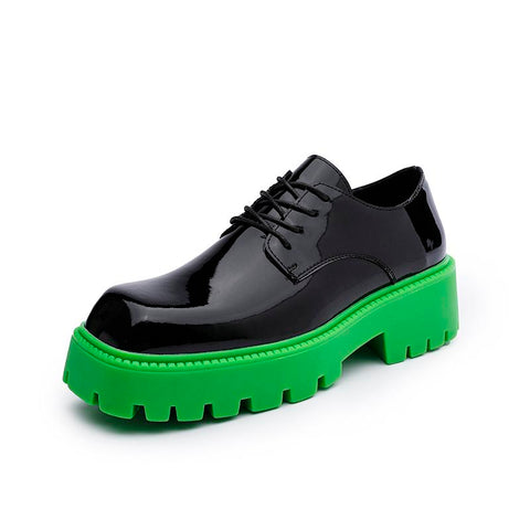 Lovers Chunky Shoes Spring Lace-Up Thick Bottom Student-BS01366-Veeddydropshipping