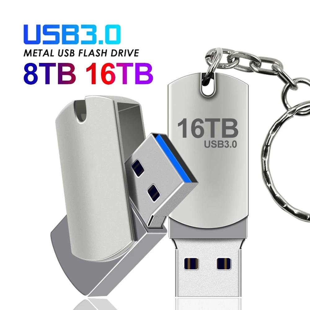 New 2023 Usb 3.0 Pendrive 2TB High Speed Pen Drive 16TB Metal Cle Usb Flash Drive 4TB 8TB-PA00976-Veeddydropshipping