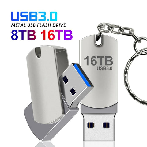 New 2023 Usb 3.0 Pendrive 2TB High Speed Pen Drive 16TB Metal Cle Usb Flash Drive 4TB 8TB-PA00976-Veeddydropshipping