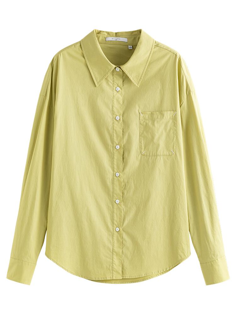 100% Cotton Shirt Women Casual Full Sleeve Blouses