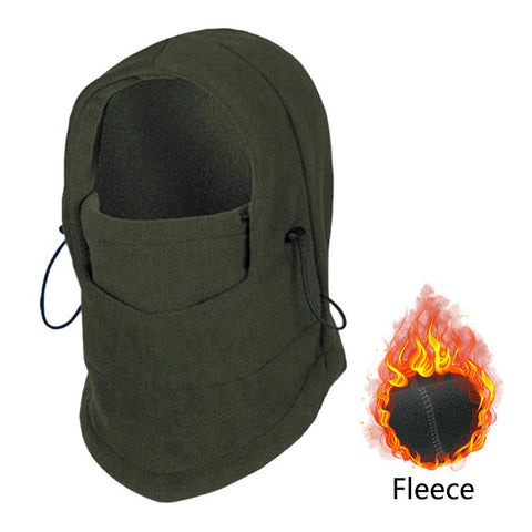 Thermal Fleece Balaclava Men Hat Neck Warmer Hiking Scarf Hooded Windproof -OS01205-Veeddydropshipping