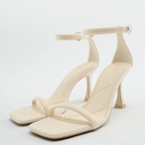 shoes women&#39;s 2022 summer new square toe open-toed-BS00834-Veeddydropshipping