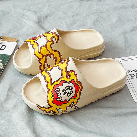 Summer Women Home Flip Flops Soft Bottom Unisex Slides-BS01085-Veeddydropshipping