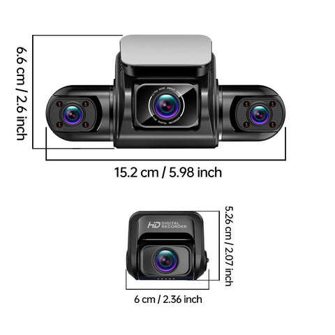 TiESFONG 360 Dash Cam M8S 4CH HD 4*1080P for Car DVR 24H Parking-AM00560-Veeddydropshipping