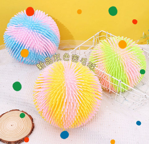 Fun New Luminous Two-color Decompression Toys Squeeze Ball-TB01538-Veeddydropshipping
