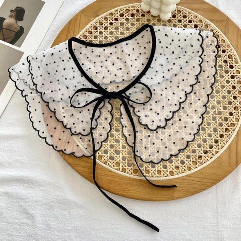 Women Girls Detachable Collar Shawl-WF01273-Veeddydropshipping