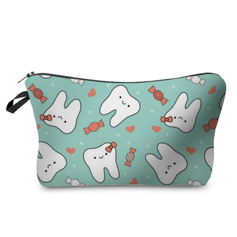 Fashion Women Designer Makeup Bag Heat Transfer Multifunction-BS00085-Veeddydropshipping