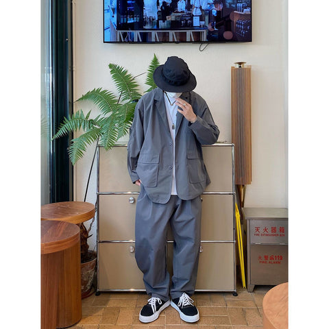 Of The Black Loose Casual Suit Jacket Autumn And Winter-MF01299-Veeddydropshipping