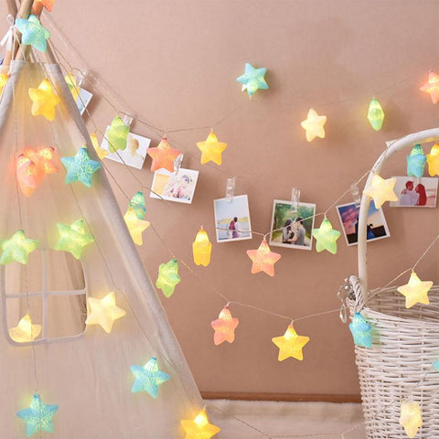 LED String Fairy Lights Garland Patio Crack Star Lamp Chain Christmas-TI00925-Veeddydropshipping