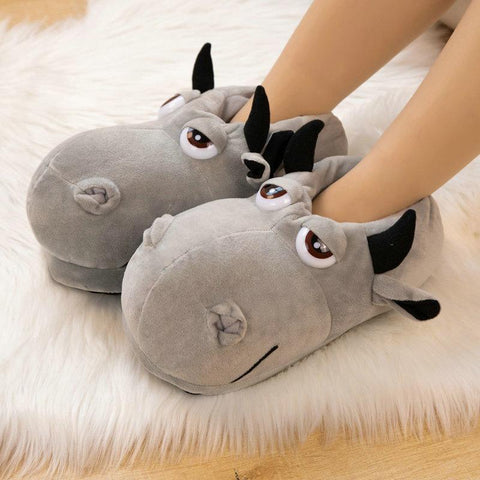 Warm Winter Slides Soft Plush Doll Indoor Cute Bedroom-BS01202-Veeddydropshipping