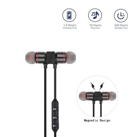 Bluetooth headset with neck, stereo headset-Veeddydropshipping
