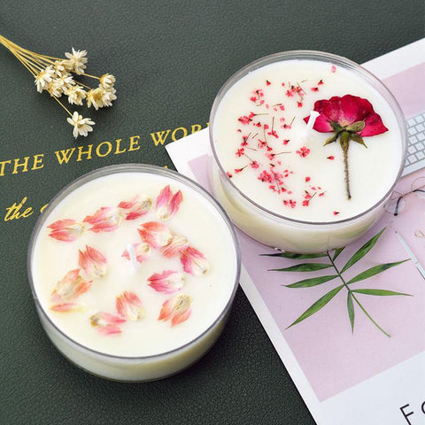 Lasting Scented Soy Candles Dried Flower Fragrance Candle-HA00387-Veeddydropshipping
