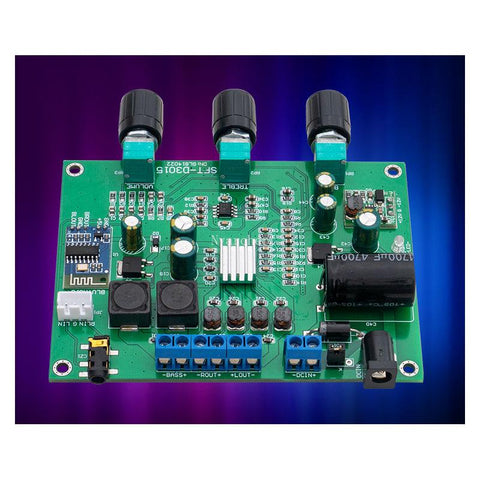 Bluetooth 5.0 digital power amplifier board 2.1 channel 2*15W+30W Subwoofer -CE00921-Veeddydropshipping
