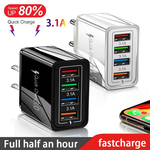 USB Charger Quick Charge 3.0 EU/US Plug For Phone Adapter for iPhone 14 Pro Max-PA00014-Veeddydropshipping