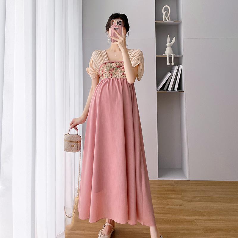 Maternity Chiffon Hanfu Dresses Summer Clothes for Pregnant Women-TB00584-Veeddydropshipping