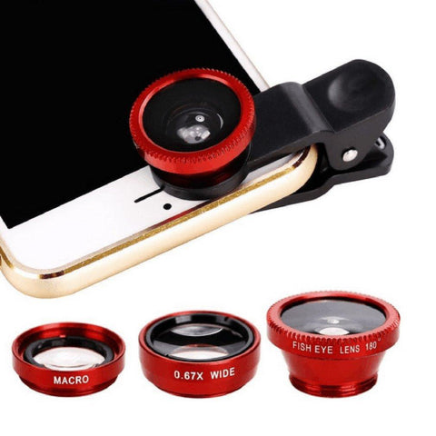 3-in-1 Wide Angle Macro Fisheye Lens Camera Kits Mobile Phone-PA01261-Veeddydropshipping