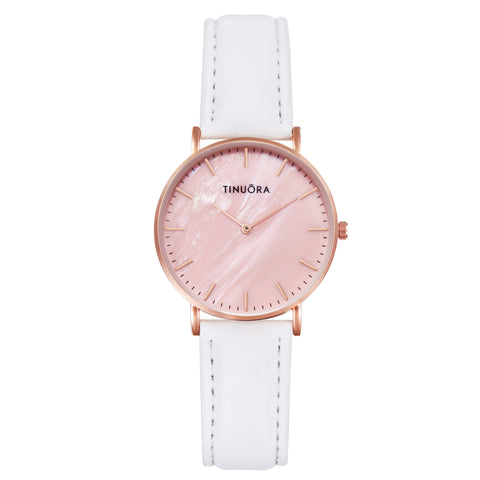 Watches  Ladies Leather Shell Dial Wrist Watch For Women -JW00938-Veeddydropshipping