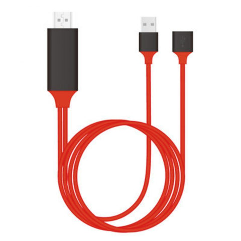 Av Hd Tv Digital Video Usb To -compatible Universal Hree-in-one Mirror Cable-PA00973-Veeddydropshipping