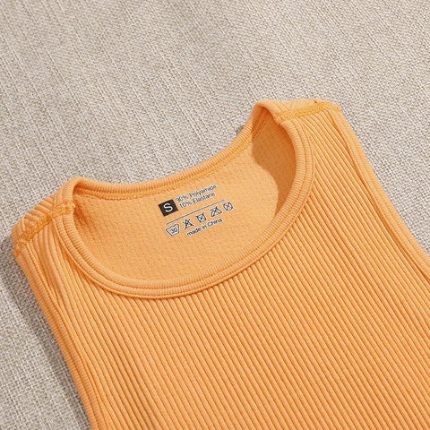 Crop Top Women Solid Basic T-shirts-WF00017-Veeddydropshipping