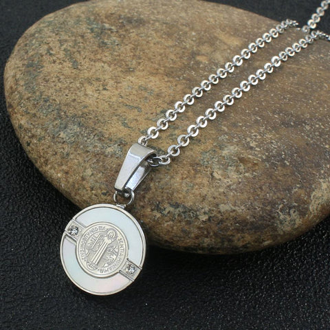 Fashion Round  Stainless Steel Jewelry Sets Pendant Earrings -JW00372-Veeddydropshipping