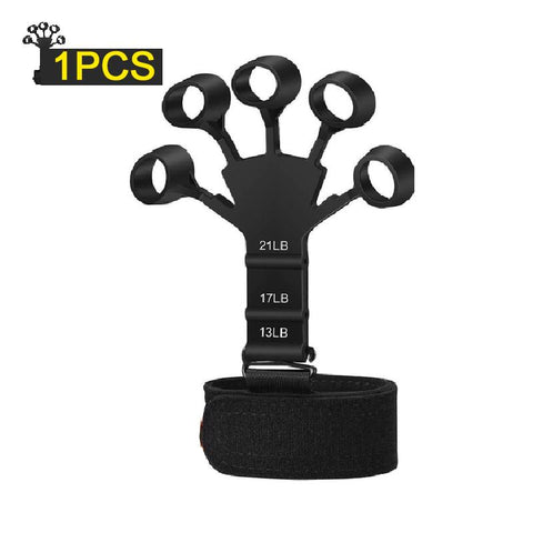 Silicone Guitar Finger Exerciser 6 Resistant Levels Hand Grips-OS01491-Veeddydropshipping