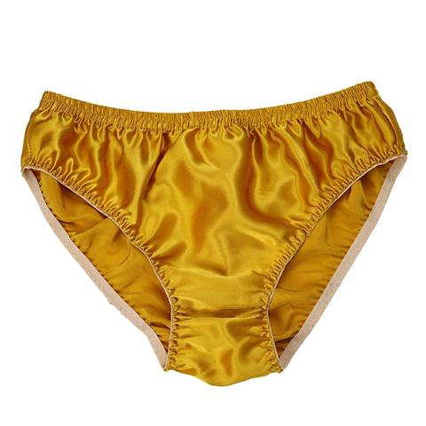 panties male mulberry silk trigonometric underwear men briefs-MF01681-Veeddydropshipping
