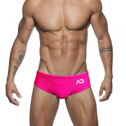 Fashion Shiny Men&#39;s New Solid Color Boxer Swimming Shorts Europe America -OS00208-Veeddydropshipping
