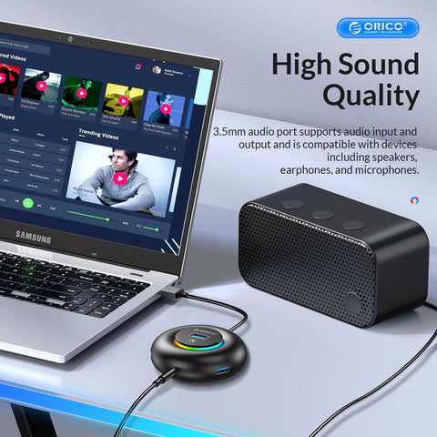 HUB Multi Splitter with Charge Ultra-Slim Adapter-CO00239-Veeddydropshipping