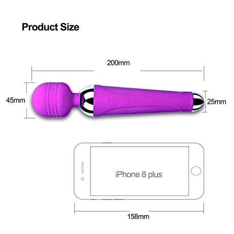 Wireless Dildos AV Vibrator Magic Wand for Women Clitoris Stimulator -BH01176-Veeddydropshipping